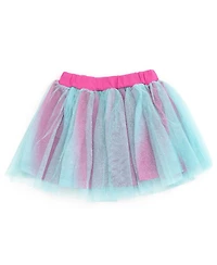 Sesame Street Baby Girls Elmo Abby Cadabby T-Shirt Tulle Skirt and Scrunchie 3 Piece Outfit Set to