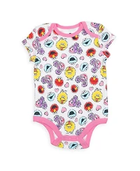 Sesame Street Baby Girls 5 Pack Bodysuits Newborn to