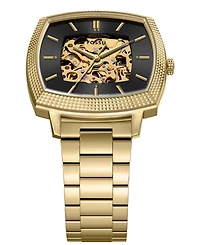Fossil Unisex Nick Jonas x Machine Luxe Automatic Gold-Tone Stainless Steel Watch, 40mm