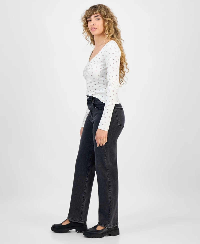 Celebrity Pink Juniors' Skater Straight Leg Jeans