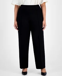 Jones New York Plus High-Rise Wide-Leg Pants