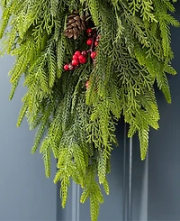 Glitzhome 31.5" Polyethylene Christmas Dripping Teardrop