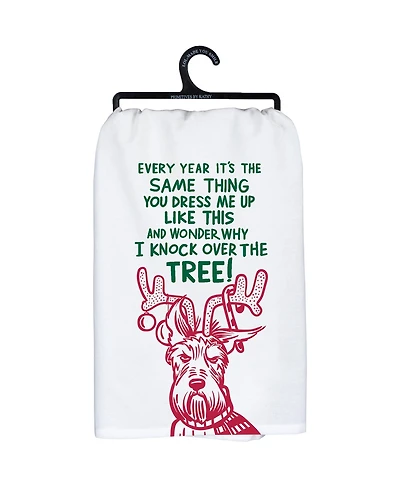 Primitives by Kathy Why I Knock Over the Tree Kitchen Towel