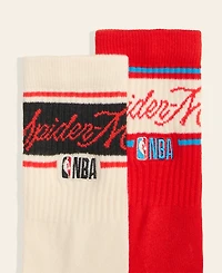 Macy's Marvel X Nba 2-Pk. Spider-Man Knit Socks, Macy's Exclusive