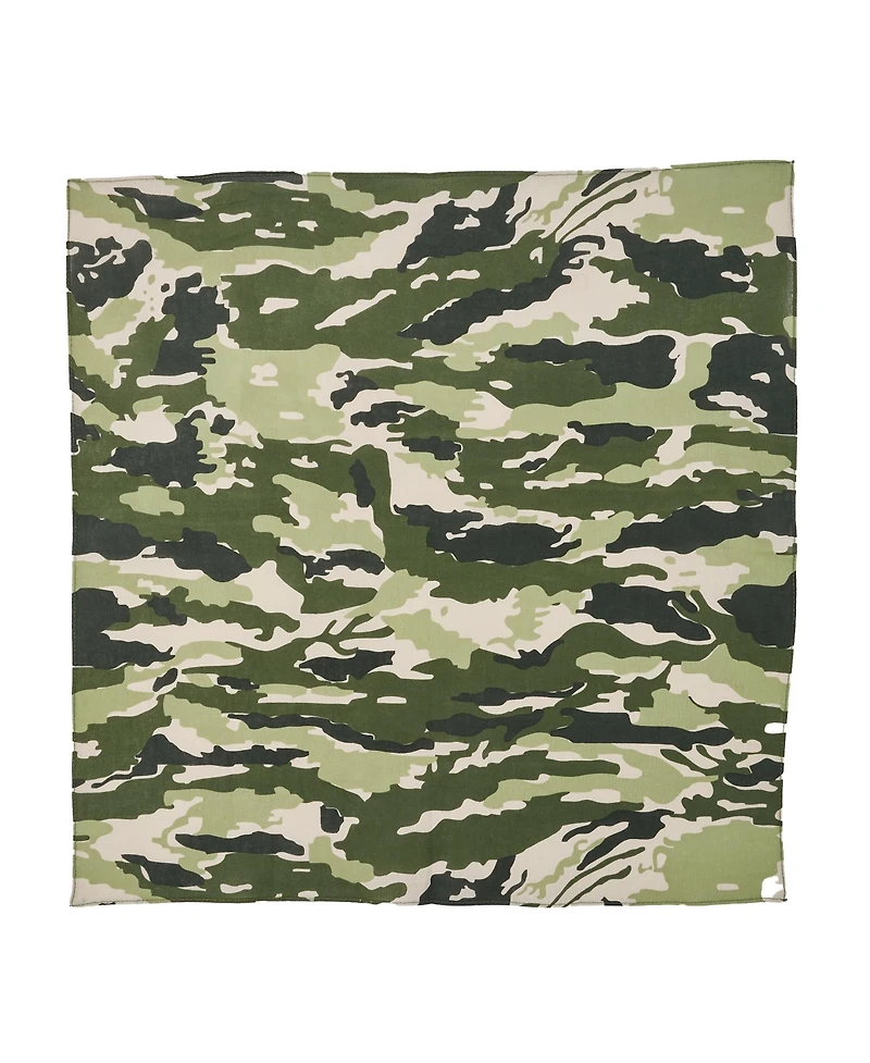 Camo Pattern 22" x 22" 6-Pack Bandana Set