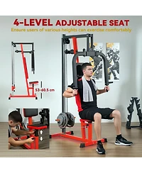 Soozier Chest Fly and Press Machine for Upper Body Training,