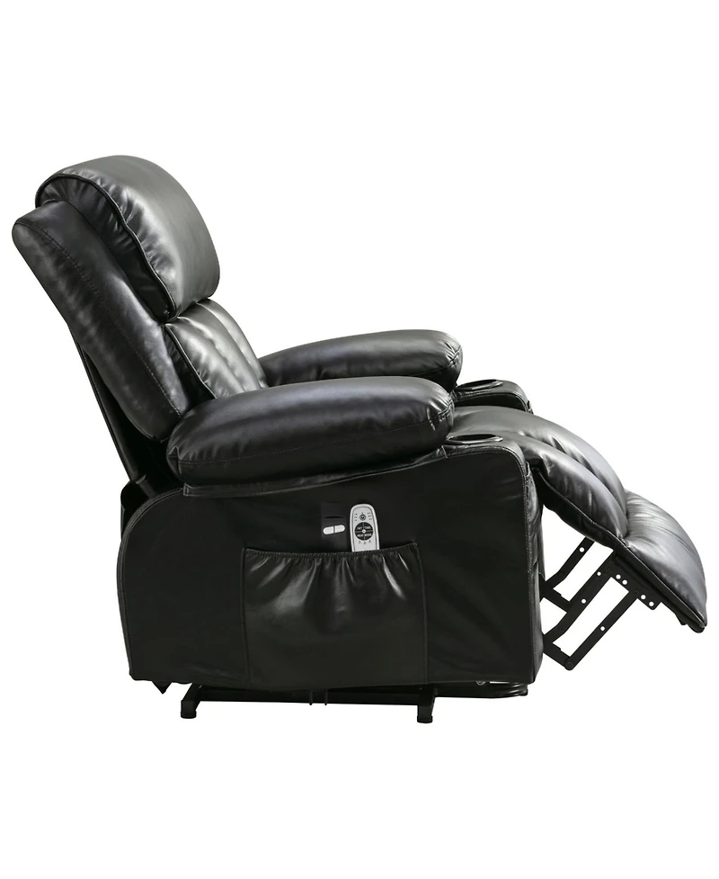 Streamdale Furniture Electric Massage Lift Chair w/ Heat & Vibration Usb Black