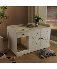 Streamdale Furniture Cat Litter Box Enclosure Furniture