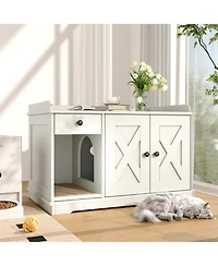Streamdale Furniture Cat Litter Box Enclosure Furniture