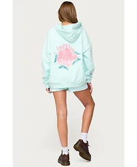 Edikted Women's Beach Bloom Hoodie