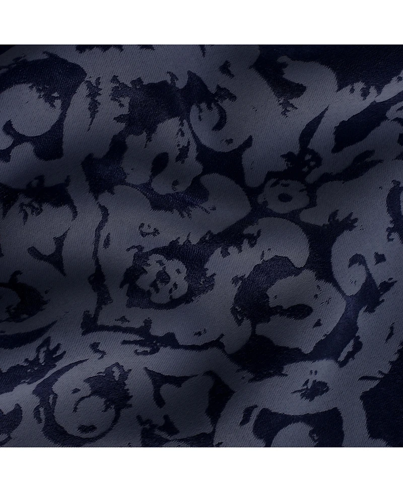 Kate Aurora Living 2 Pack Delaney Room Darkening Damask Print Grommet Curtain - 52 in. W x 84 L