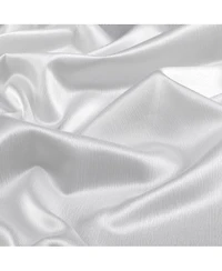 Kate Aurora Ultra Lux Faux Silk Regency Crinkle Rod Pocket Semi Sheer Single Curtain Panel - 52 in. W x 84 L
