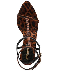 Steve Madden Women's Salma T-Strap Stiletto High-Heel Dress Sandals