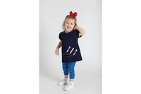 Florence Eiseman Toddler Girls Knit Set With Markers