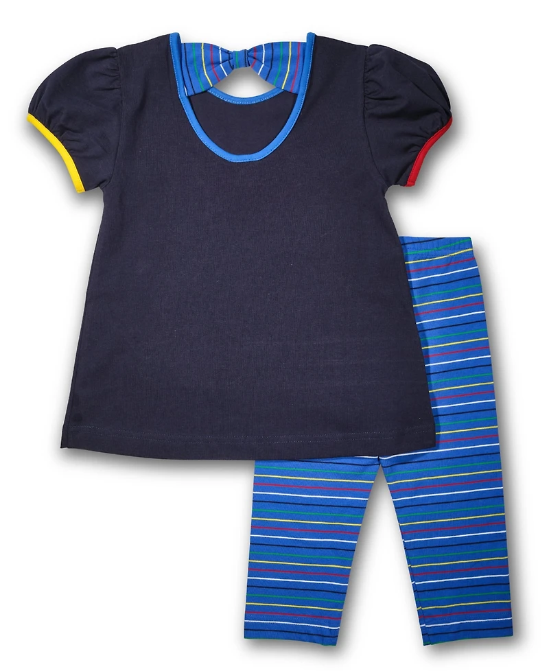 Florence Eiseman Toddler Girls Knit Set With Markers
