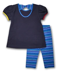 Florence Eiseman Toddler Girls Knit Set With Markers