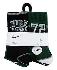 Nike Little Boys 6-Pack Phys Crew Socks