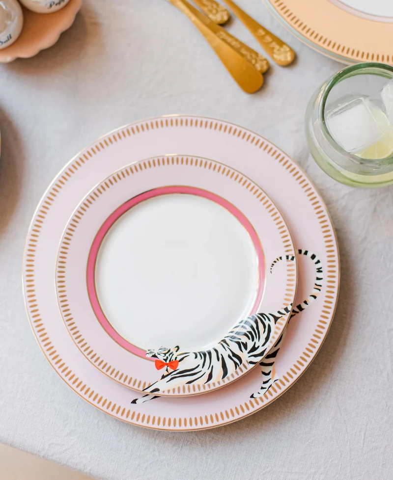 Yvonne Ellen Animal Side Plates, Set of 4
