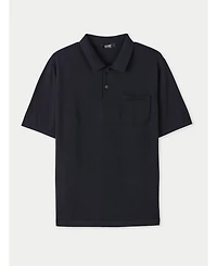 Gobi Cashmere Men's Cotton Silk Blend Polo T-Shirt