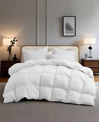 Unikome Medium Weight 360 Thread Count Extra Soft Down and Feather Fiber Comforter