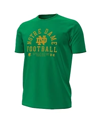 Under Armour Men's Kelly Green Notre Dame Fighting Irish 2025 Sideline Football Performance T-Shirt