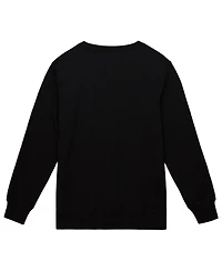 Mitchell & Ness Men's Black New York Yankees vs. Mets Subway Series Swinging Liberty Pullover Sweatshirt