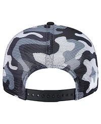 New Era Men's Gray/Black Vegas Golden Knights Camo Meshback 9FIFTY Snapback Hat