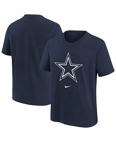 Nike Big Boys and Girls Navy Dallas Cowboys Primary Logo Legend T-Shirt