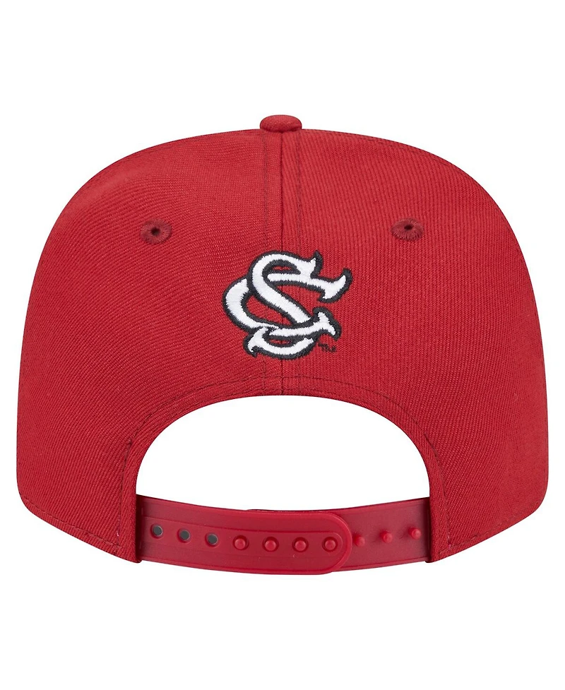 New Era Men's Garnet South Carolina Gamecocks Team Collective 9SEVENTY Stretch-snap Adjustable Hat
