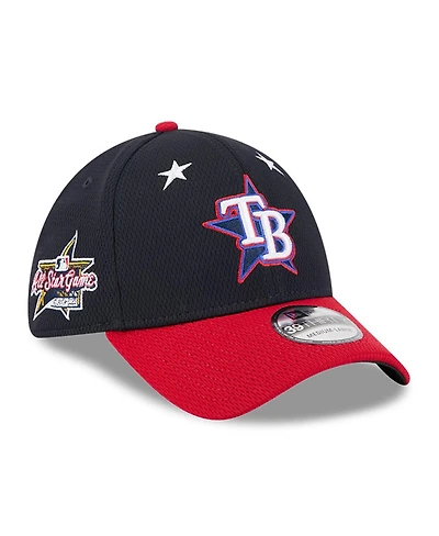 New Era Men's Navy/Red Tampa Bay Rays 2025 Mlb All-Star Game Workout 39THIRTY Flex Hat