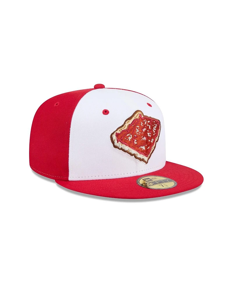 New Era Men's Red Lehigh Valley IronPigs Theme Nights 59FIFTY Fitted Hat