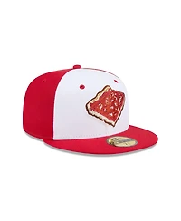 New Era Men's Red Lehigh Valley IronPigs Theme Nights 59FIFTY Fitted Hat