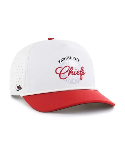 '47 Brand Men's Cream/Red Kansas City Chiefs Gimmie Golf Hitch Rope Adjustable Hat