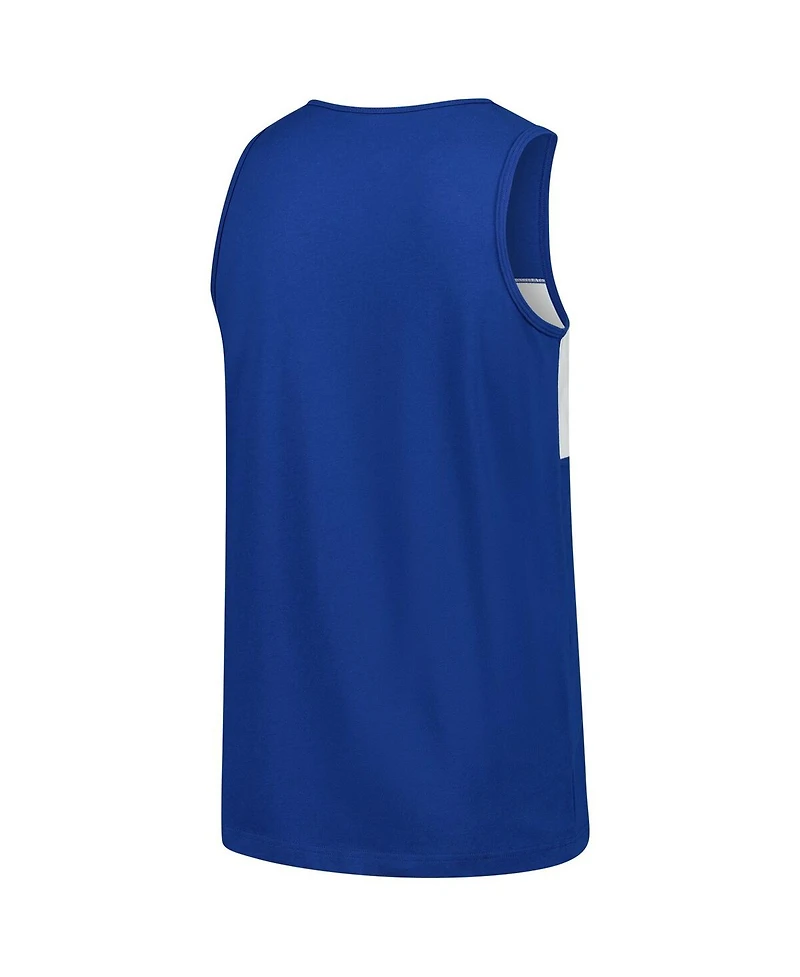 Mitchell & Ness Men's Royal Indianapolis Colts Retro Color Block Tank Top
