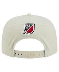 New Era Men's Cream D.c. United 2025 Kickoff Snapback Golfer Hat