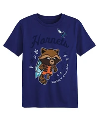 Outerstuff Preschool Charlotte Hornets 2-Piece Guardians Of The Galaxy T-Shirt Set