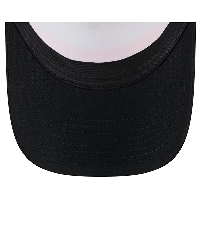 New Era Preschool Black Pittsburgh Steelers Sport Night Color Block 9FORTY A-Frame Trucker Adjustable Hat