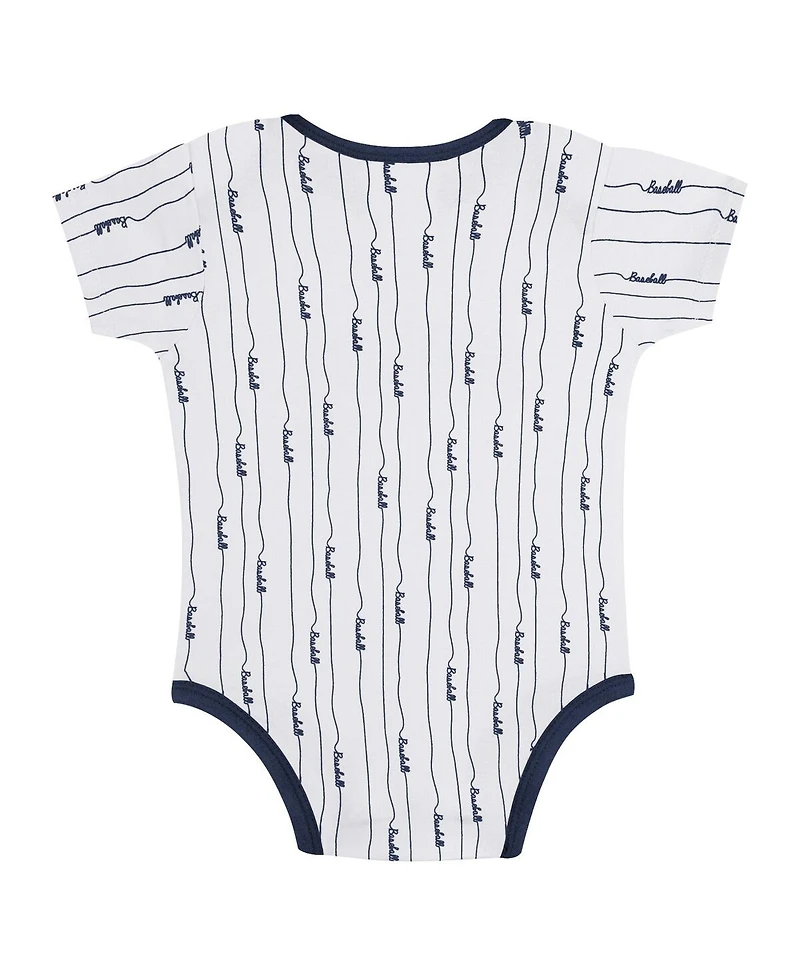Outerstuff Big Boys and Girls Cleveland Guardians Play Ball 2-Pack Bodysuit Set