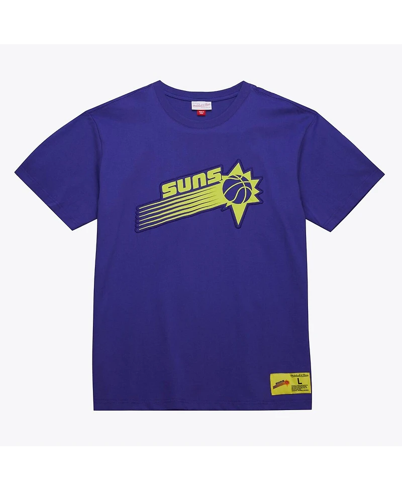 Mitchell & Ness Men's Purple Phoenix Suns Hardwood Classics Neon Nights Premium T-Shirt