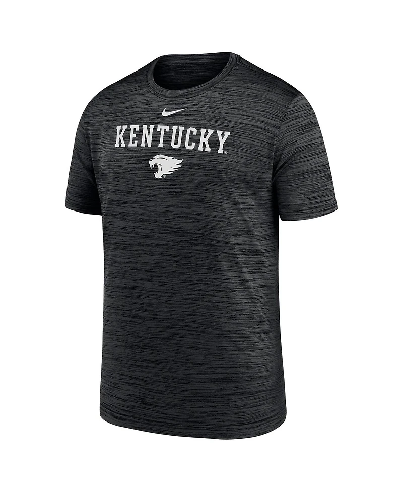 Nike Big Boys and Girls Black Kentucky Wildcats Velocity Performance T-Shirt