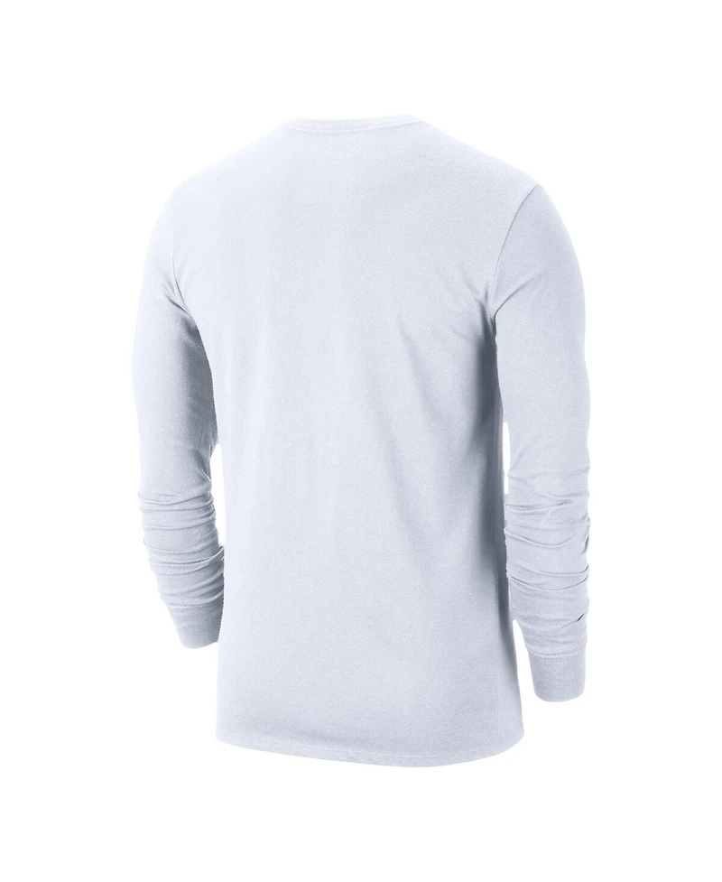 Nike Men's White Team Usa Performance Long Sleeve T-Shirt