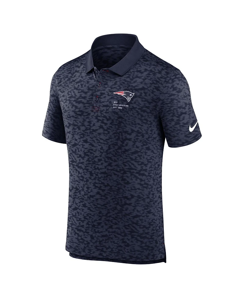 Nike Men's Navy New England Patriots Pique Fashion Performance Polo Shirt