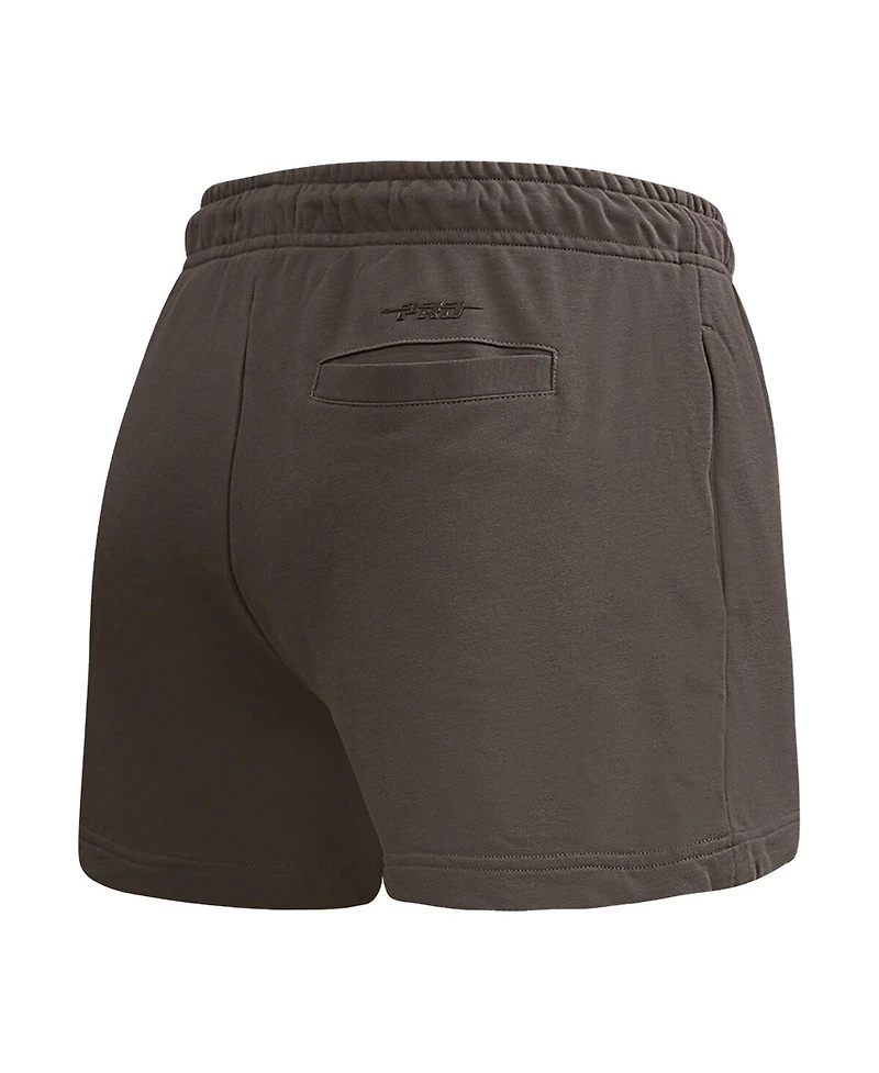 Pro Standard Women's Brown New York Yankees Neutral Fleece Shorts