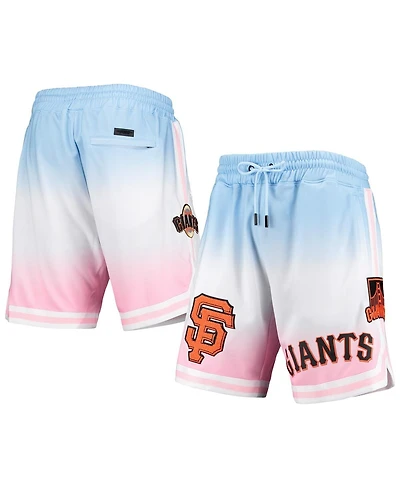 Pro Standard Men's Blue/Pink San Francisco Giants Team Logo Ombre Shorts