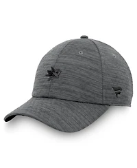 Fanatics Men's Heather Charcoal San Jose Sharks Authentic Pro Road Adjustable Hat
