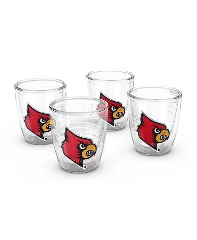 Tervis Louisville Cardinals 4-Pack 12oz. Emblem Tumbler Set