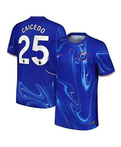 Nike Men's Moises Caicedo Blue Chelsea 2024/25 Home Authentic player Jersey