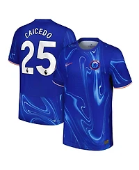 Nike Men's Moises Caicedo Blue Chelsea 2024/25 Home Authentic player Jersey
