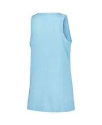 Soft As A Grape Women's Light Blue Kansas City Royals Gauze High Neck Tank Top