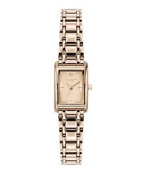 Olivia Burton Women's Mini Grove Rose Gold Tone Stainless Steel Bracelet Watch, 16mm